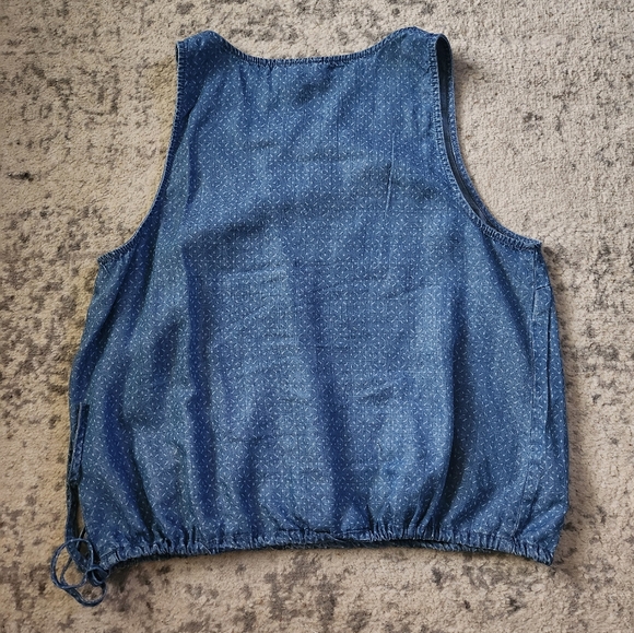 Universal Thread Lyocell Drawstring Hem Tank - Picture 3 of 9